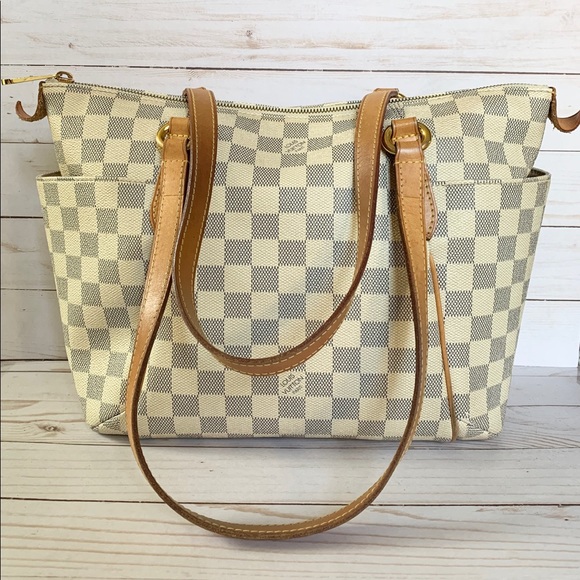 Louis Vuitton Totally MM Damier Azur - Picture 2 of 14
